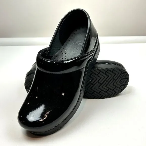 Dansko Professional Black Patent Leather Clog EU 39 US  8.5-9 - Picture 4 of 16